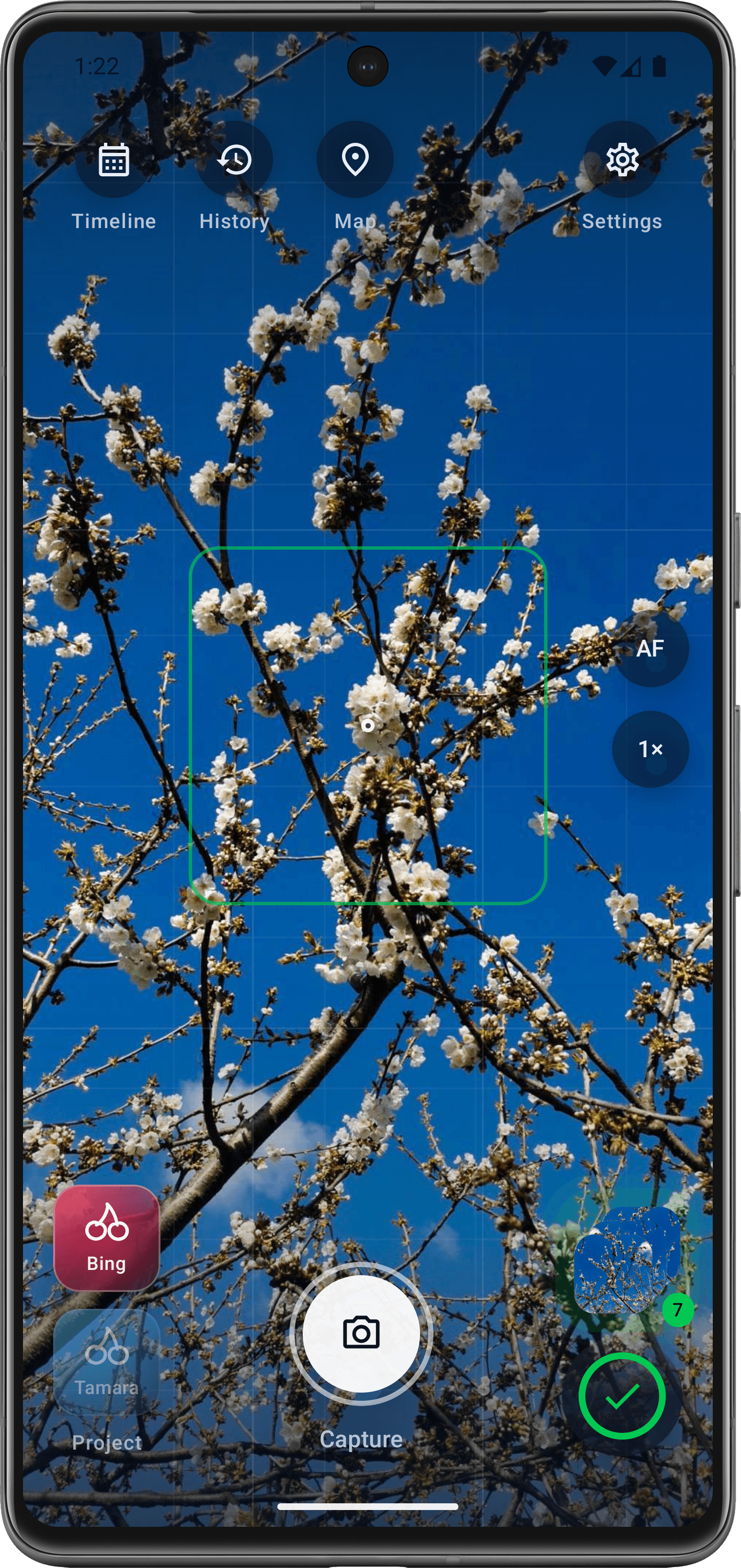 PhenoMon sweet cherry capture screen